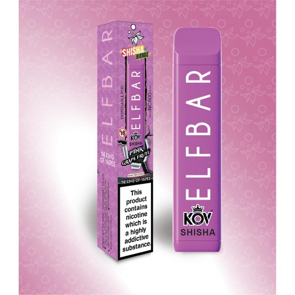 Elf Bar Shisha Range 600 Puff 10 Pack