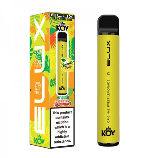 Original Sweet Lemonade By Elux Bar Disposable Vape