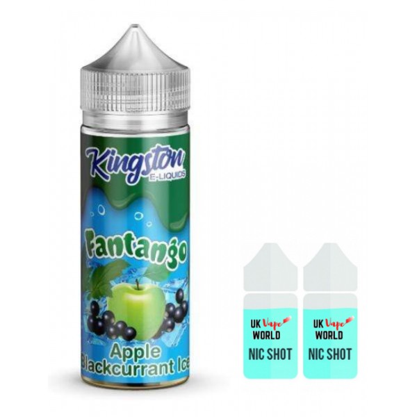 Kingston Fantango Apple & Blackcurrant ICE 100ml Shortfill