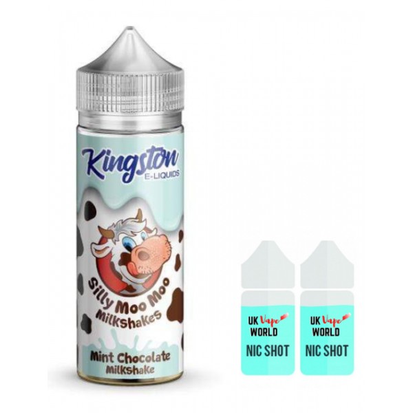 Kingston Silly Moo Moo Milkshakes Mint Chocolate 100ml Shortfill