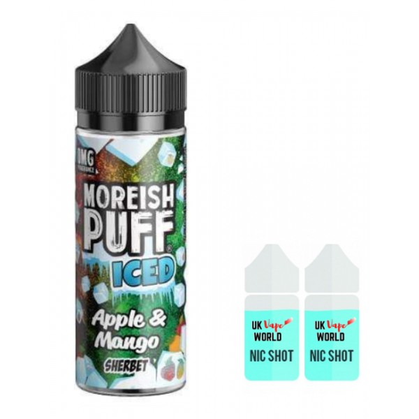 Moreish Puff Iced Apple & Mango 100ml Shortfill