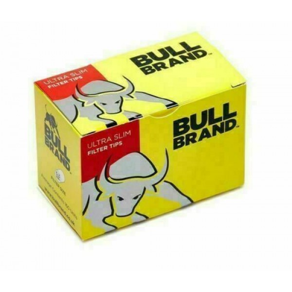 Bull Brand Ultra Slim Filter Tips Loose Tips 20 Pack