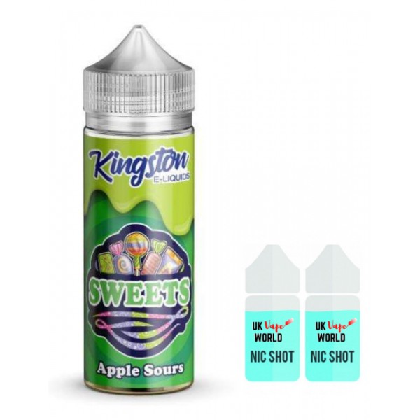 Kingston Sweets Apple Sours 100ml Shortfill