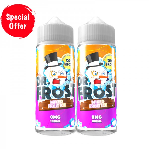 Mixed Fruit Ice Flavour Dr Frost 100ML Shortfill E Liquid