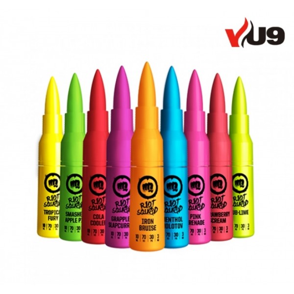 Riot Squad Shortfill  2x50ml E-Liquid (0mg) 1 Free Nic shot