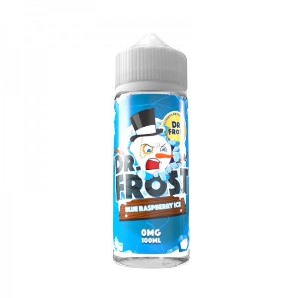 Blue Raspberry Ice Flavour Dr Frost 100ML Shortfill E Liquid