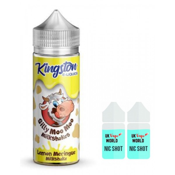 Kingston Silly Moo Moo Milkshakes Lemon Meringue 100ml Shortfill