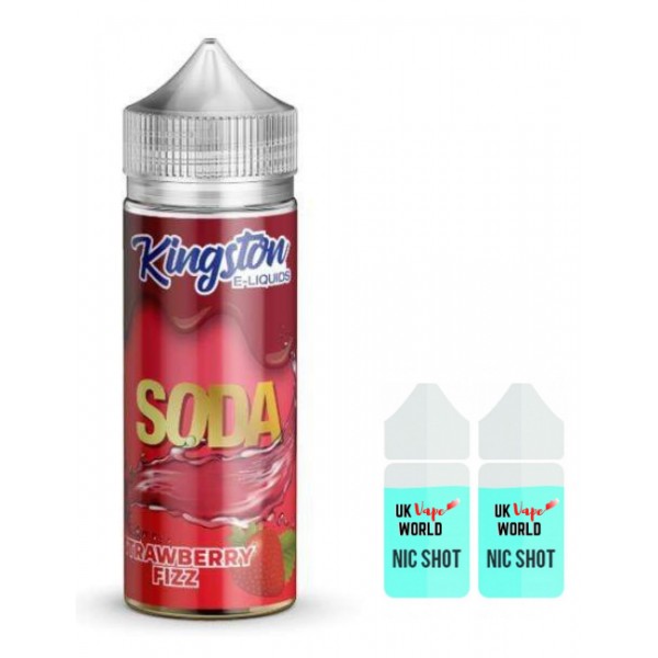 Kingston Soda Strawberry Fizz 100ml Shortfill