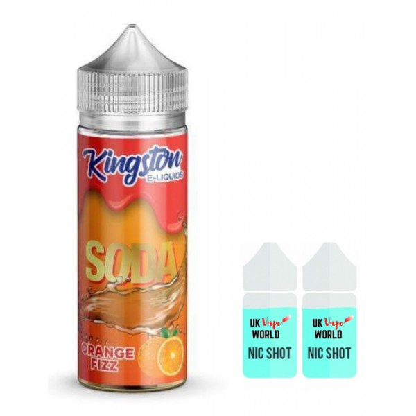 Kingston Soda Orange Fizz 100ml Shortfill
