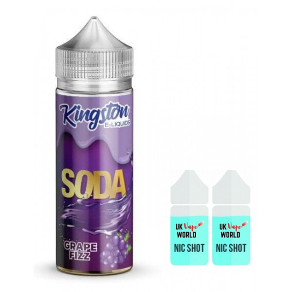 Kingston Soda Grape Fizz 100ml Shortfill