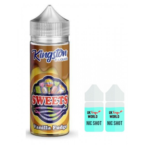 Kingston Sweets Vanilla Fudge 100ml Shortfill
