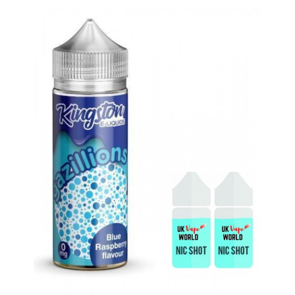 Kingston Gazillions Blue Raspberry 100ml Shortfill