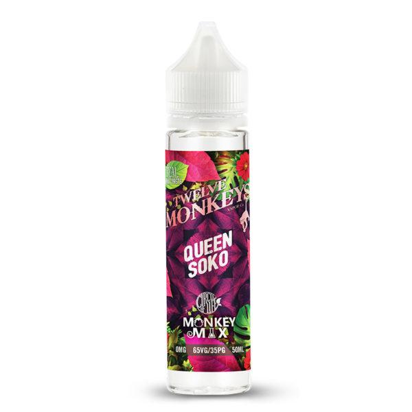 Twelve Monkey Queen Soko 50ml Shortfill E-liquid + Free Nicshot!