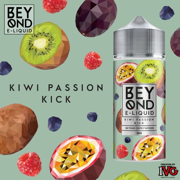 Beyond IVG Eliquid Kiwi Passion Kick 100ml Shortfill