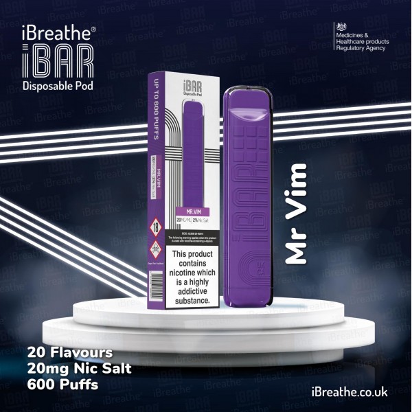 i-Breathe i-Bar Disposable Pod 600 Puff 10 pack