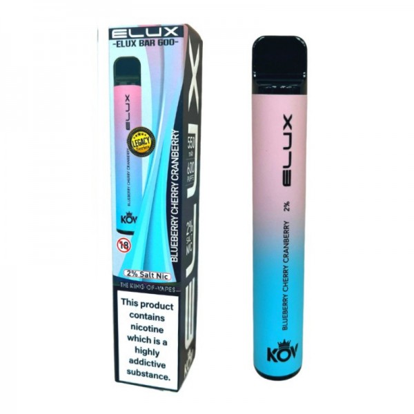 Blueberry Cherry Cranberry By Elux Bar Disposable Vape