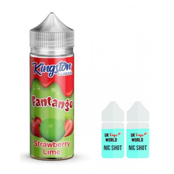 Kingston Fantango Strawberry Lime 100ml Shortfill