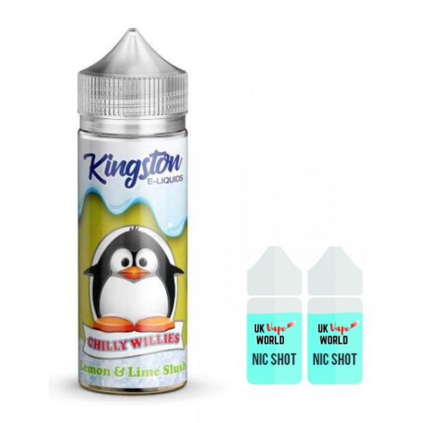 Kingston Chilly Willies Lemon & Lime Slush 100ml Shortfill