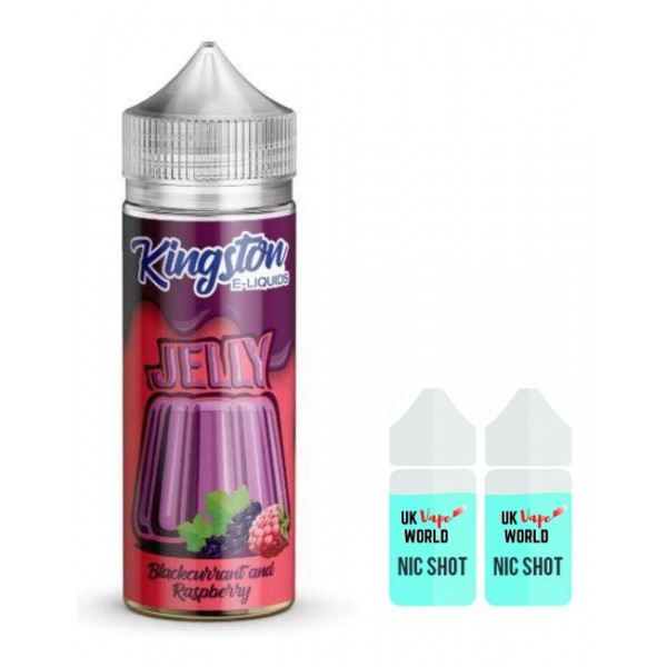 Kingston Jelly Blackcurrant & Raspberry Jelly 100ml Shortfill