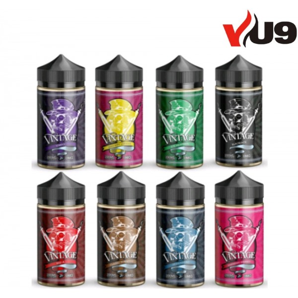 VINTAGE PREMIUM E-LIQUID 200ml E JUICE VAPE JUICE FLAVOUR OIL