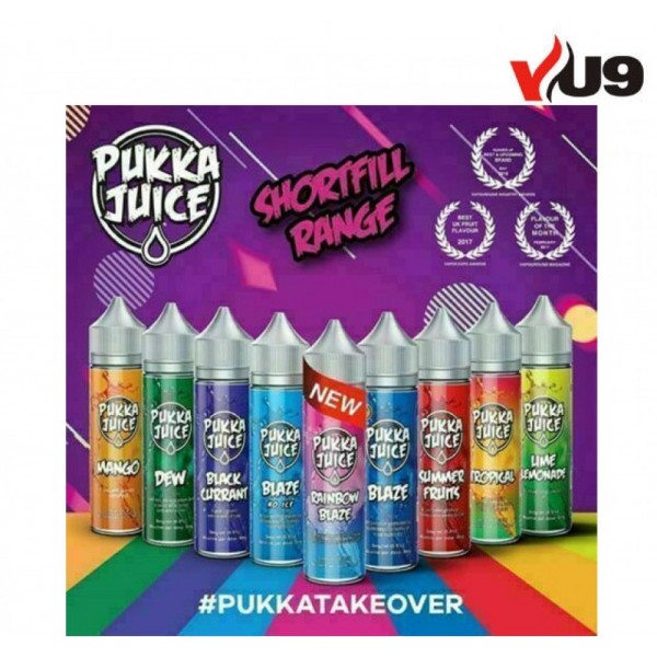Pukka Juice e Liquid Juice 2x50ml Shortfil 0mg 70/30 VG/PG