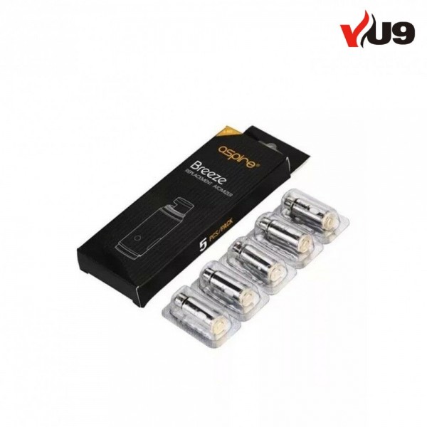 Aspire Breeze Replacement Coil - 5 Pack  0.6 & 1.0 ohm