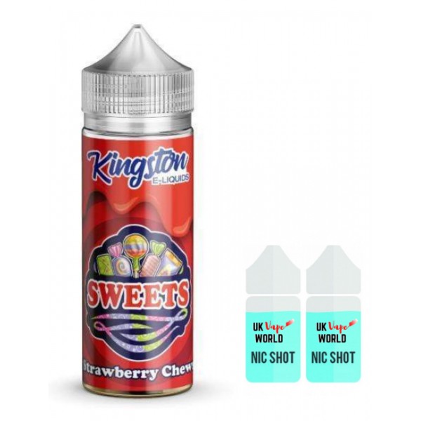Kingston Sweets Strawberry Chews 100ml Shortfill
