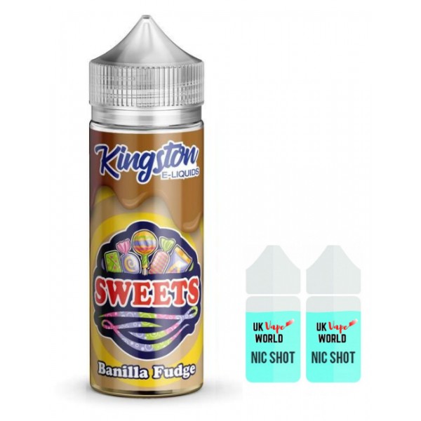 Kingston Sweets Banilla Fudge 100ml Shortfill