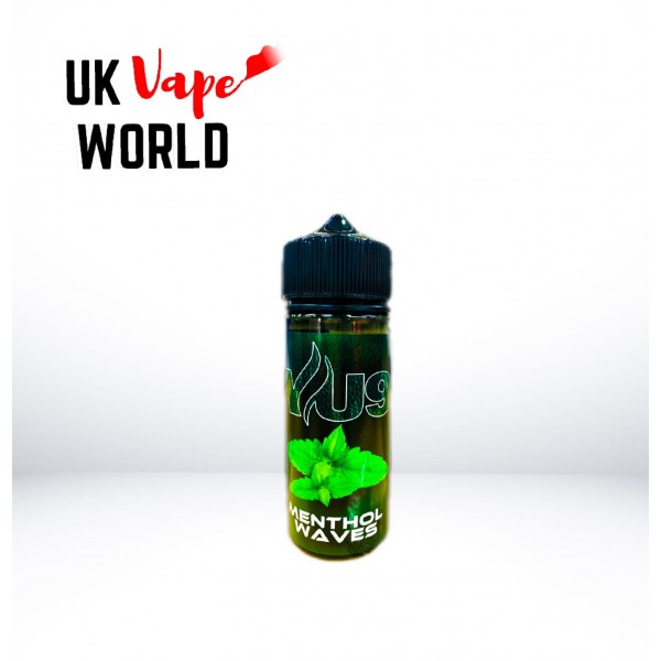Menthol Waves 100ml E-Juice By VU9 With Free Nic Shots