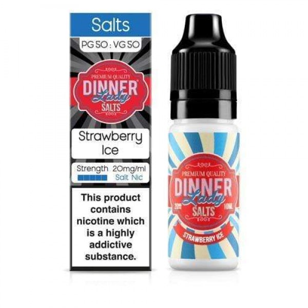 Dinner Lady Strawberry Ice Nic Salt