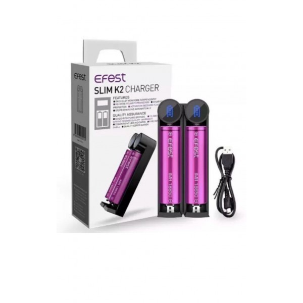 Efest Slim K2 Charger Dual Battery Charger 18650-20700-21700